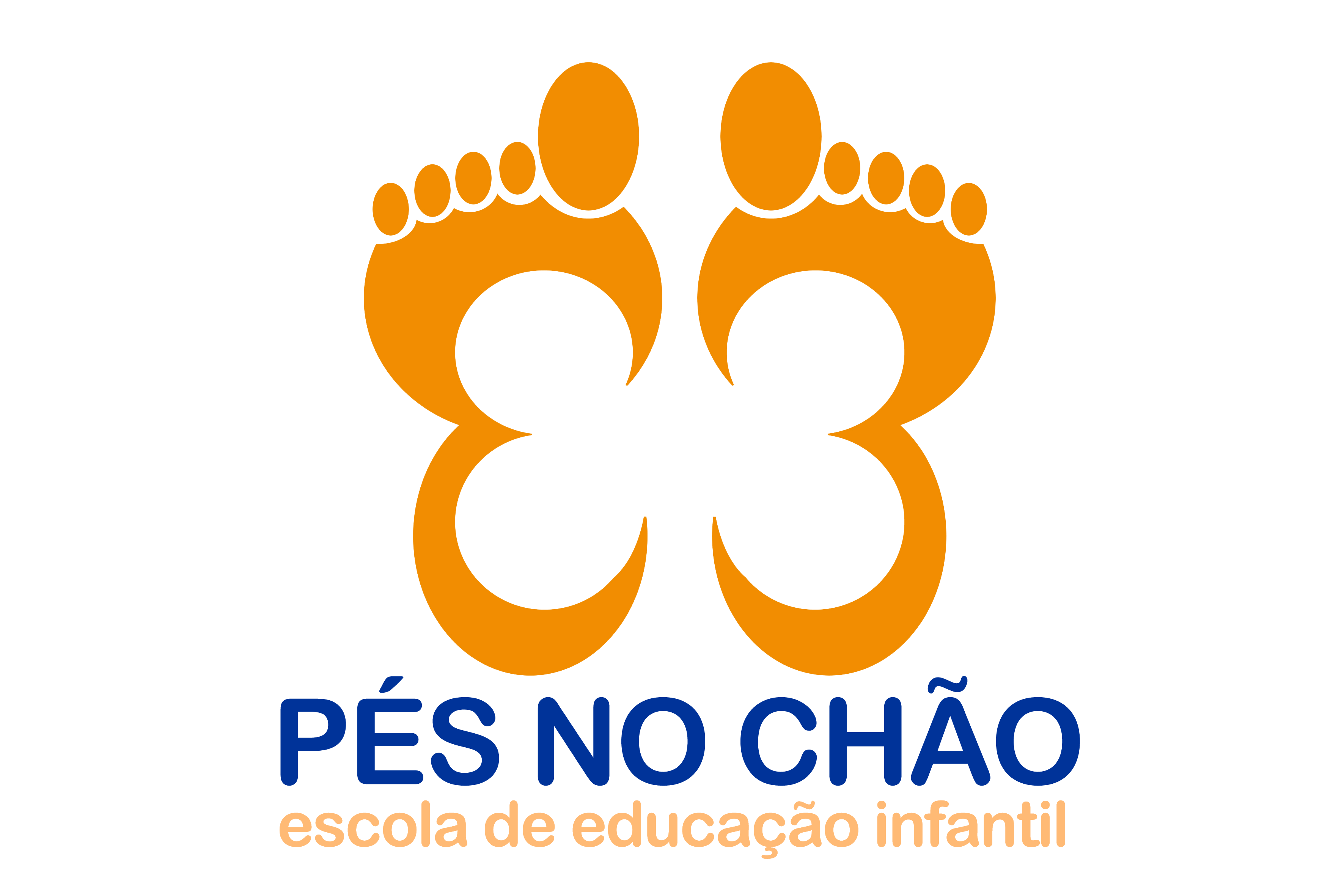 Logo Pés no Chão em alta nova